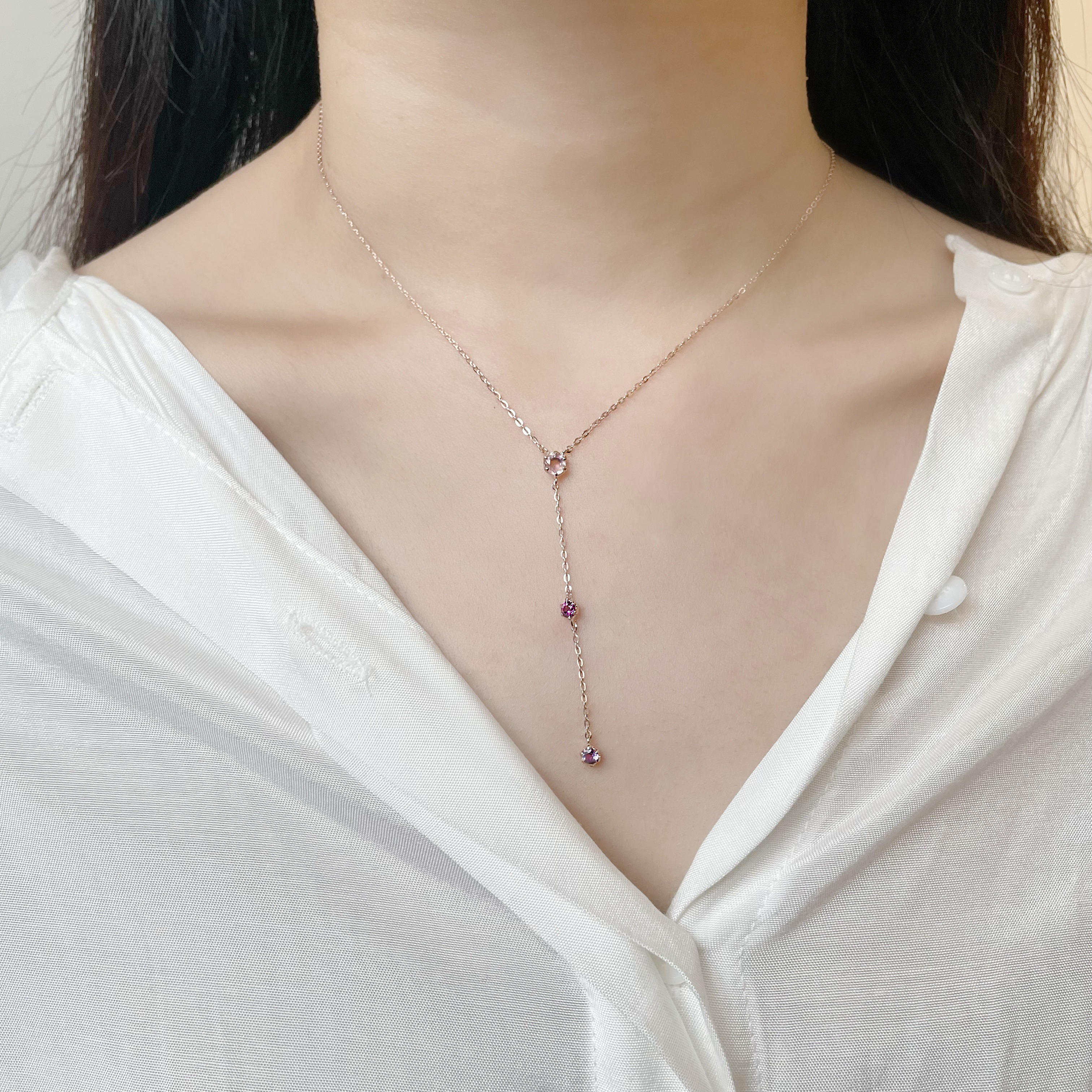 Garden紅色系奶溝鏈