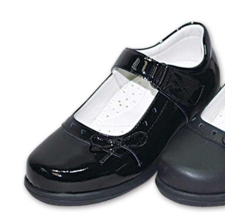 Kinghealth 女童全真皮護足鞋墊保健型學生鞋 Size:30~37 LCK-2580