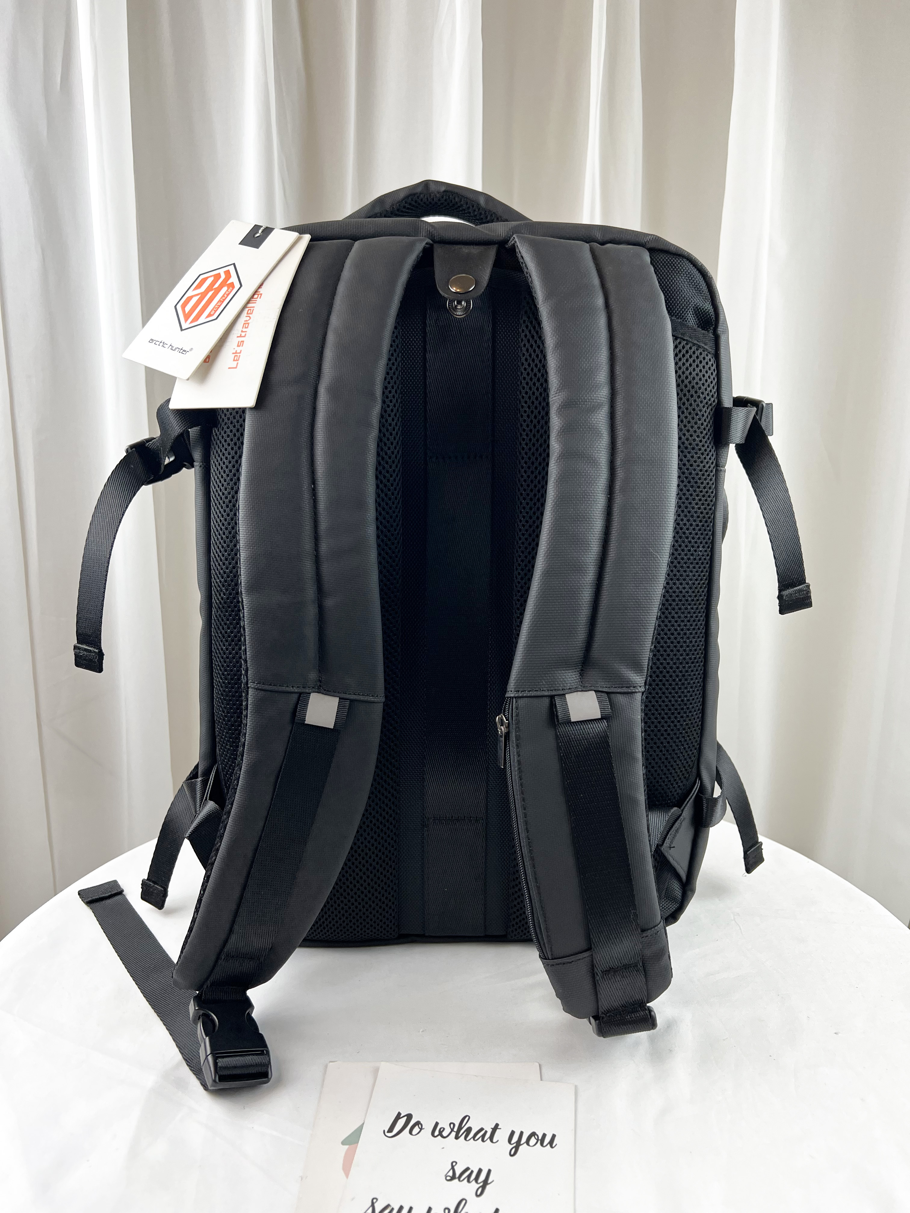 Arctic hunter 經典黑 多功能男用後背包 / 電腦包 #GD-0350