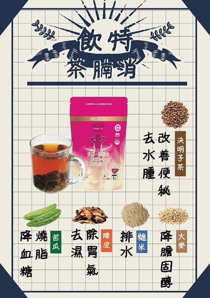 Belleza日本強效消腩茶