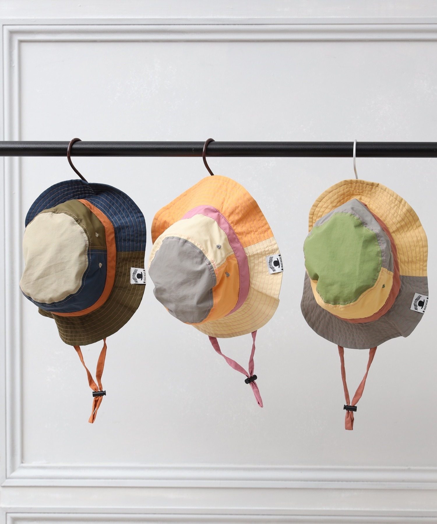 日本MYD 抗紫外線 保護頸部防曬 撞色款漁夫帽 (共3色，48-59尺寸) M220501