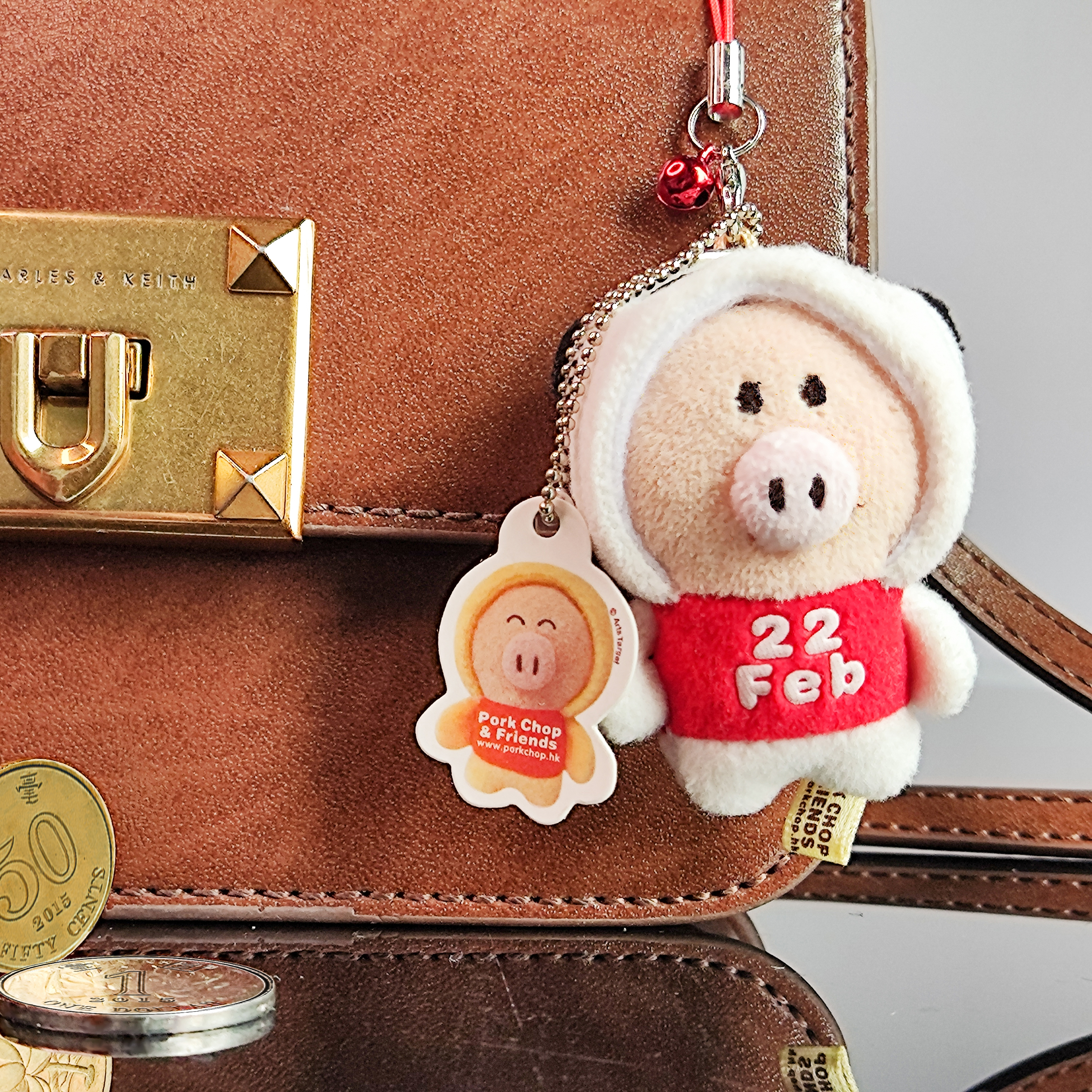 P.C 三合一手機掛飾 ( 365日) (迷你手機繩+防塵塞+螢幕清潔布)