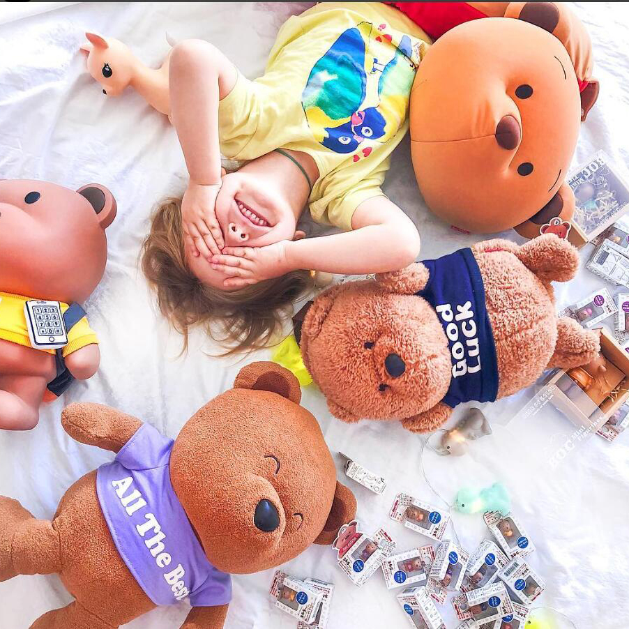 B.O.C 造型毛絨背包 - Good Luck 祝您好運