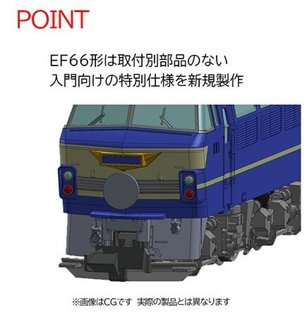 TOMIX 98388 JR EF66形藍色列車(3輛)
