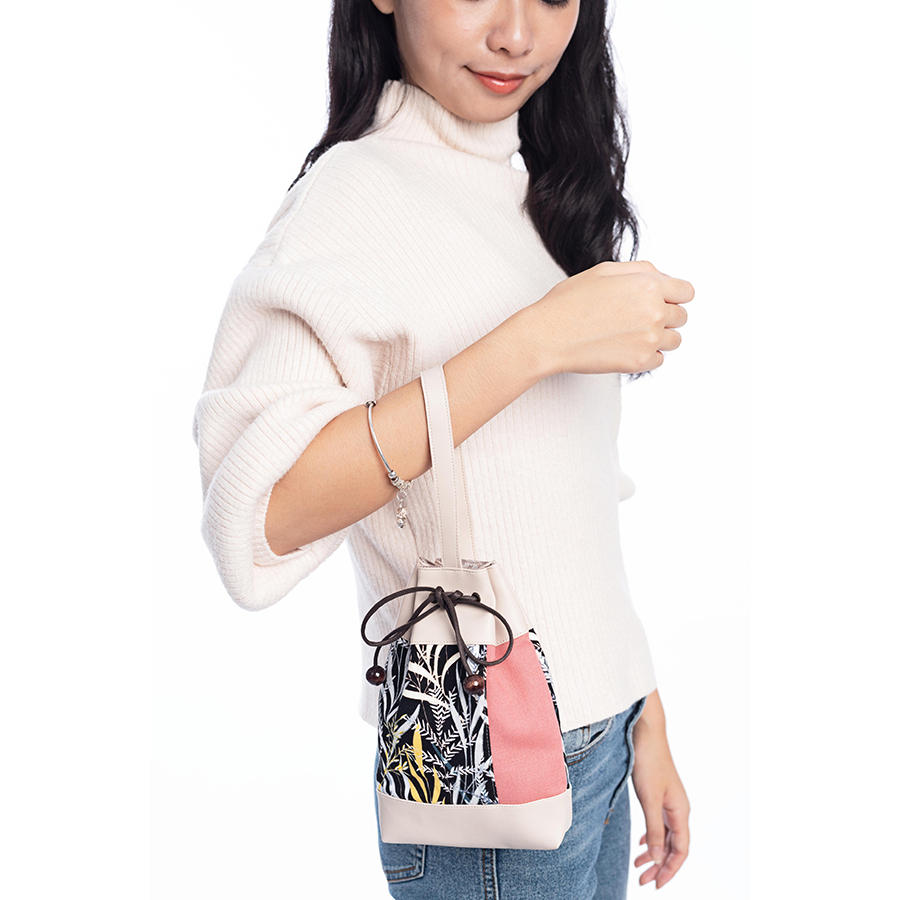 時尚束口小提袋(材料包)