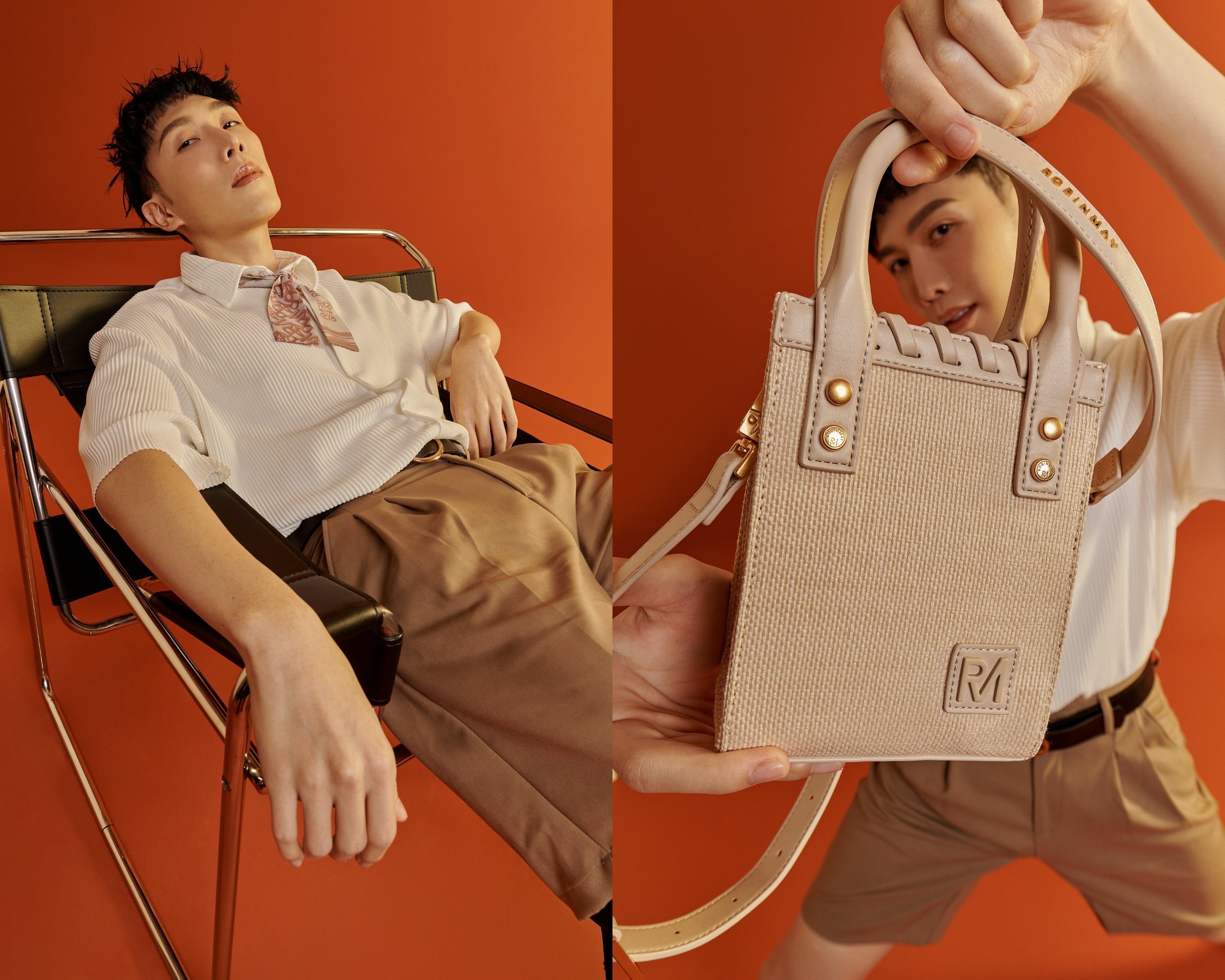 小吳與ROBINMAY推出的「 BE  MINE 手提包 」與「 MY MINE 手提包 」