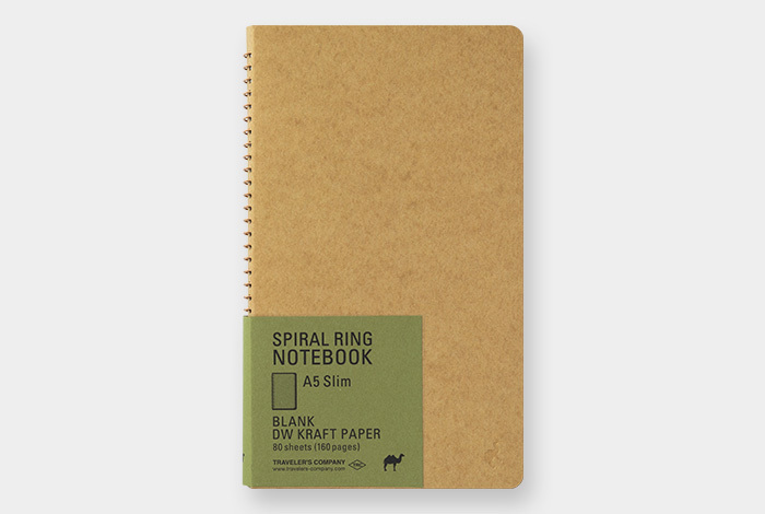 A5 Slim/A6 Slim/B6 牛皮紙_駱駝 / Spiral Ring Notebook 線圈筆記本