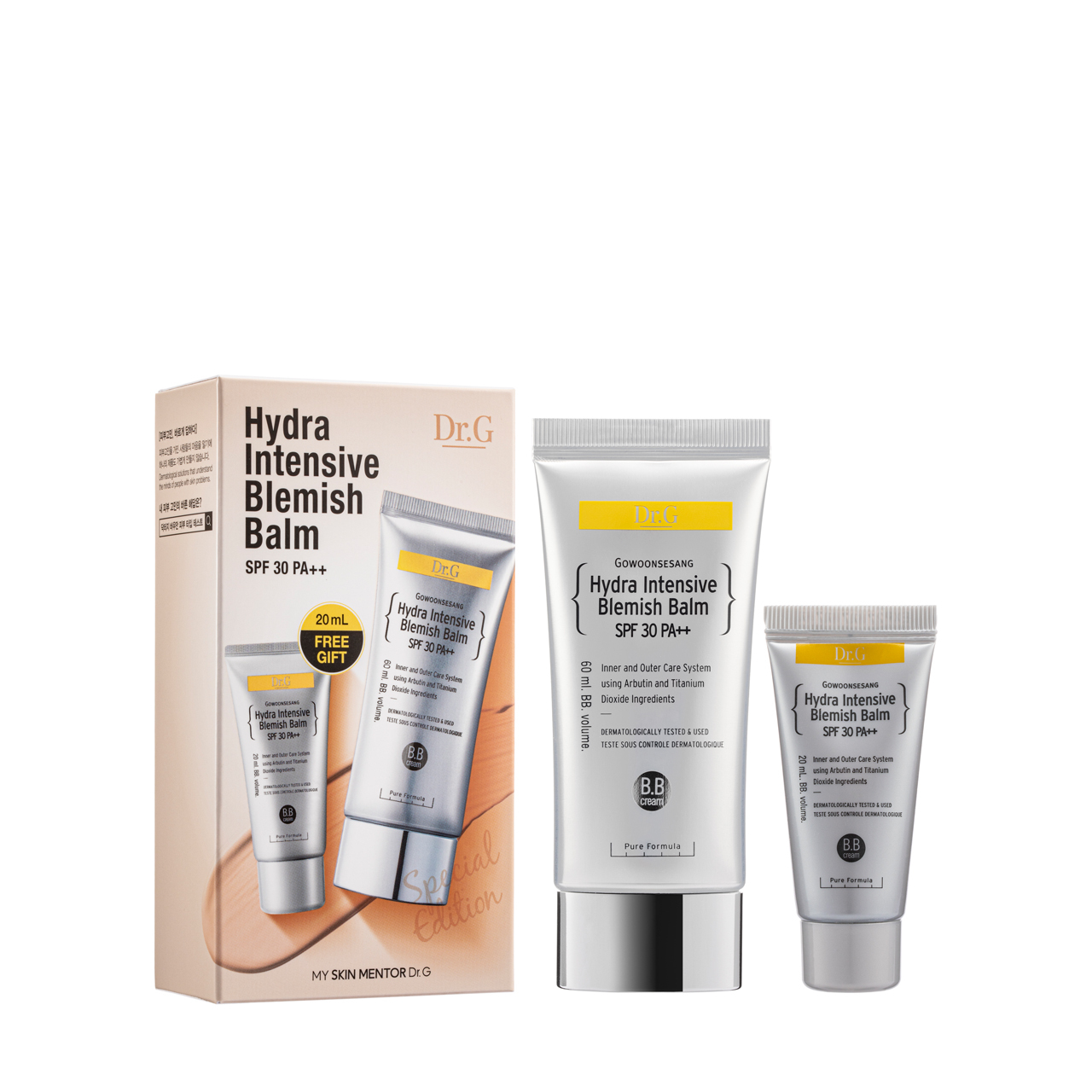 多功能全效美容修飾霜 SPF30 PA++ (BB霜) set (60ml+20ml)