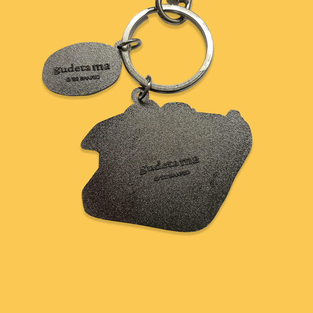 蛋黃哥-金屬鑰匙圈-水煮蛋款