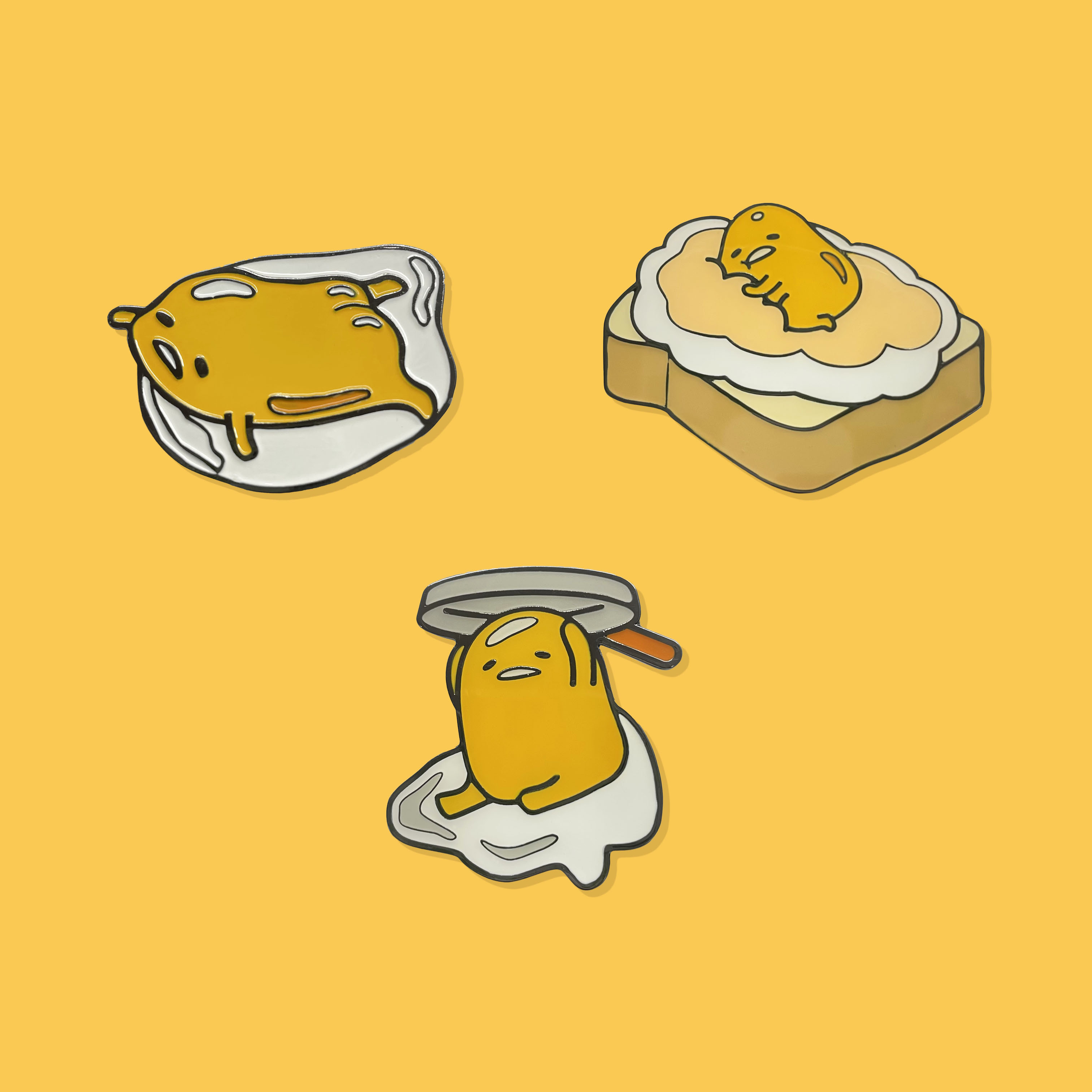 蛋黃哥-金屬徽章 (3款)