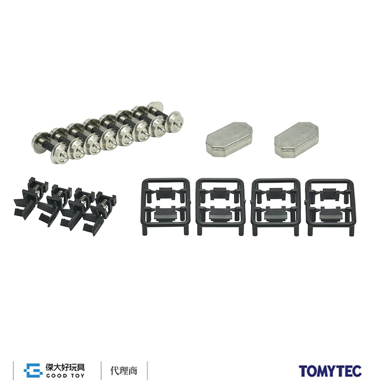 TOMYTEC 324140 鐵道系列 車輪配件 TT-06 (八角形增重金屬塊 車輪徑5.6mm 2輛份：黑色)