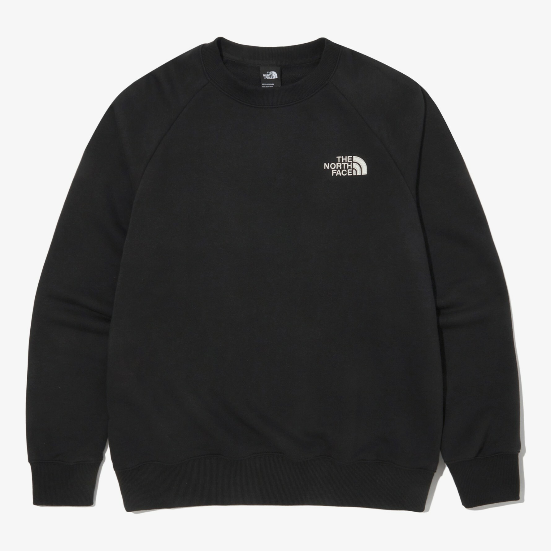 THE NORTH FACE SIMPLE LOGO CREW 男 黑 大學T 長袖  NM5MM50A