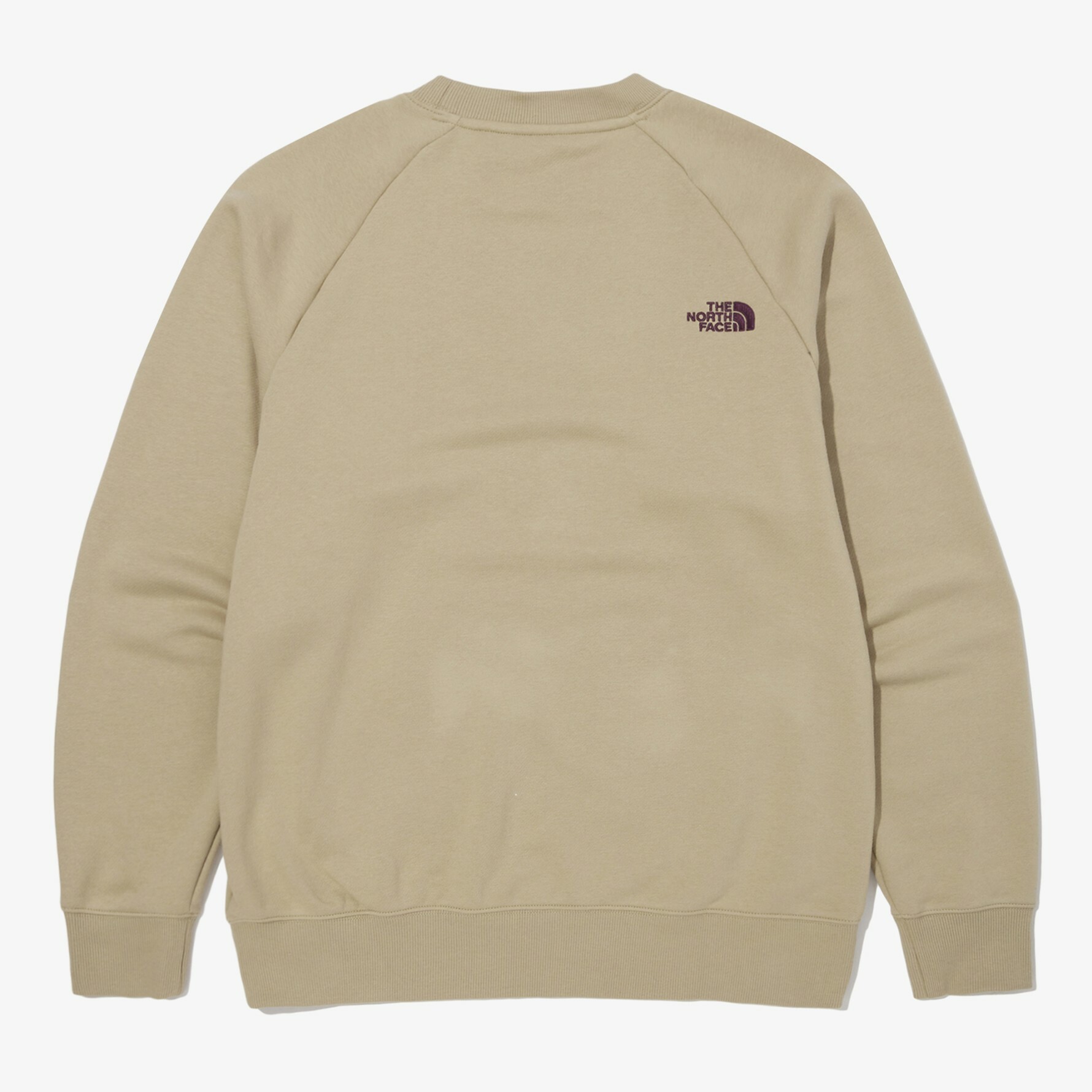 THE NORTH FACE SIMPLE LOGO CREW 男 米 奶茶 卡其 大學T 長袖 NM5MM50B