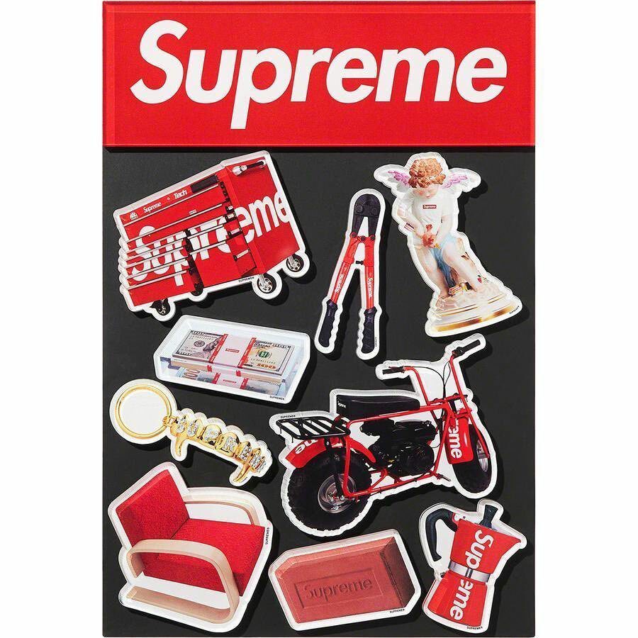 2022SS Supreme Magnets 配件 大LOGO 磁鐵冰箱貼 10pack 現貨