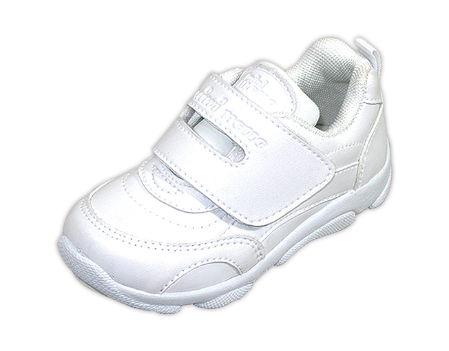 台灣製 no.no HOUSE 童裝防水學生白球鞋 Size:14-19 CS-8124