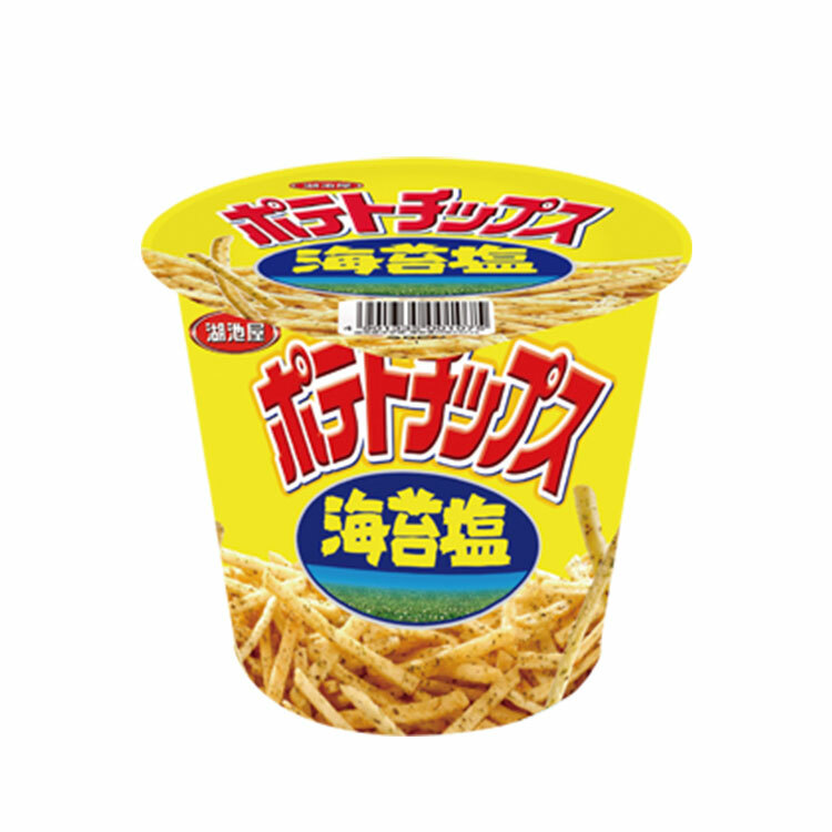 【湖池屋】杯裝洋芋條-(海苔鹽/咔辣姆久勁辣唐辛子口味)