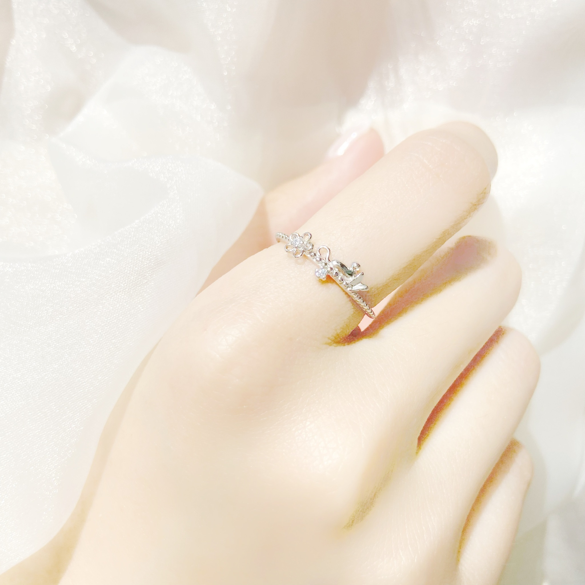 | 925 Silver | Afternoon Corner Ring | RI0414 |