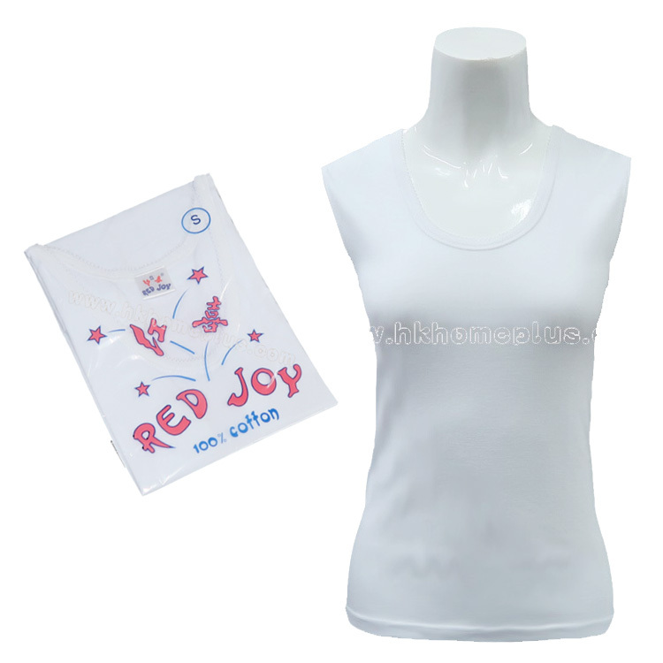 3件裝 紅喜牌: 女裝圓領翼袖背心 (S-XL碼)