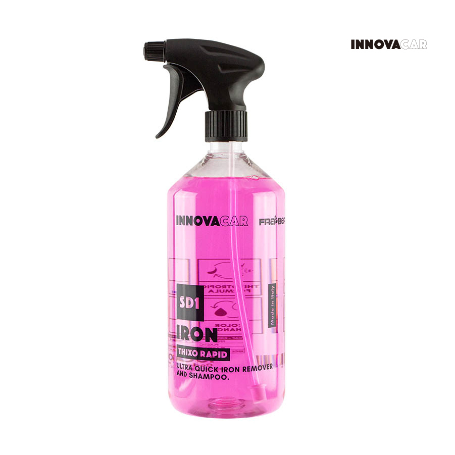 INNOVACAR SD1 IRON SHAMPOO 除鐵粉洗車液 (2合1配方), 1000ml
