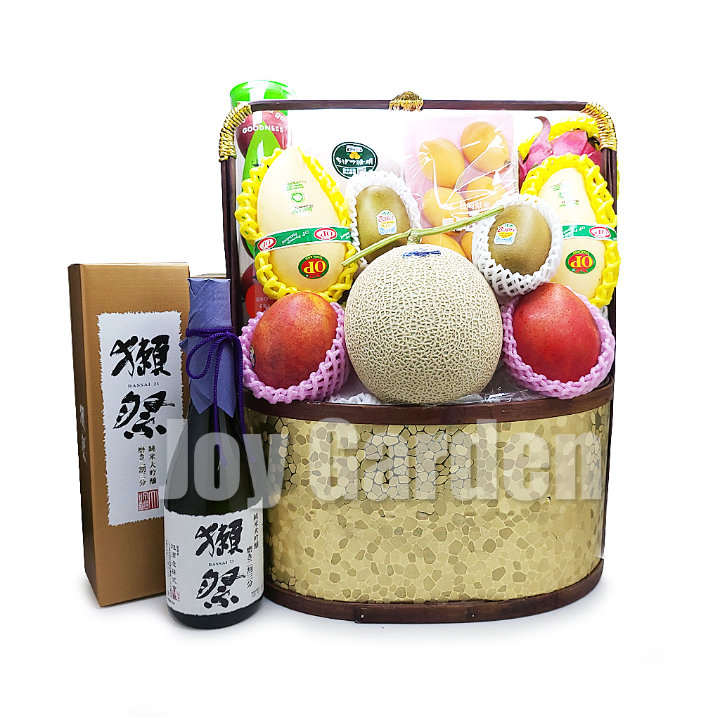 送禮獺祭大吟釀水果籃 - (JD-B6)