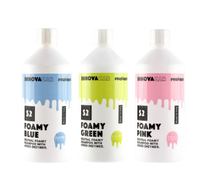 INNOVACAR S2 FOAMY COLOR 中性泡沫洗車液彩泡系列, 1000ml