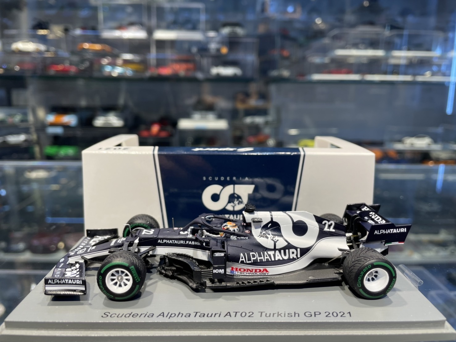 Spark S7699 AlphaTauri AT02 Tsunoda #22 Turkish GP 1/43