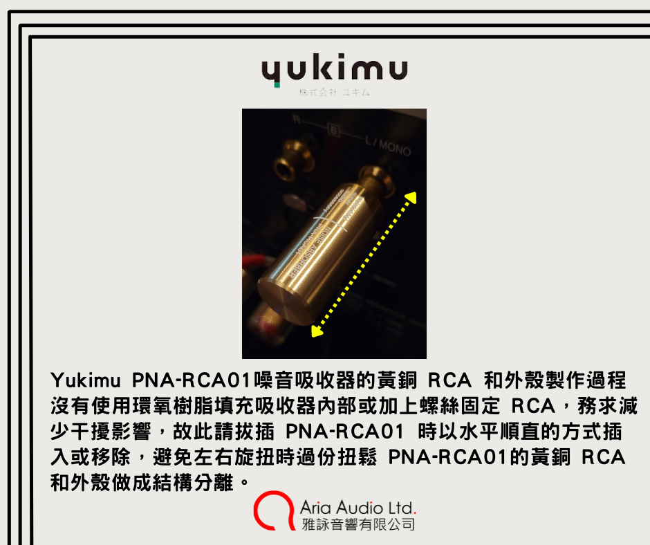 YUKIMU ユキム PNA-USB01 [プラグ・ノイズ・アブソーバー]-