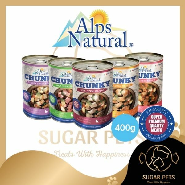 Alps Natural Chunky Dog Canned Wet Food 400g