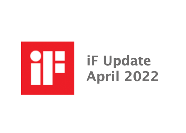 「 iF 4 月設計新訊」與您分享全球知名品牌的設計徵才消息，最新設計專題，或者在世界各地舉辦的設計活動，通過每月定期發送的設計時事通訊。