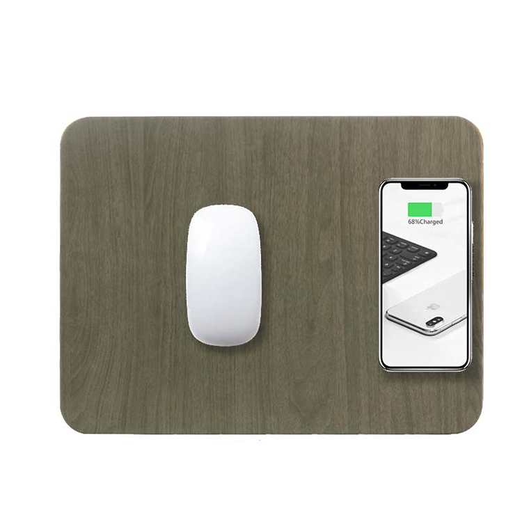 【ikanolife】15W高質感無線快充滑鼠墊(多色)