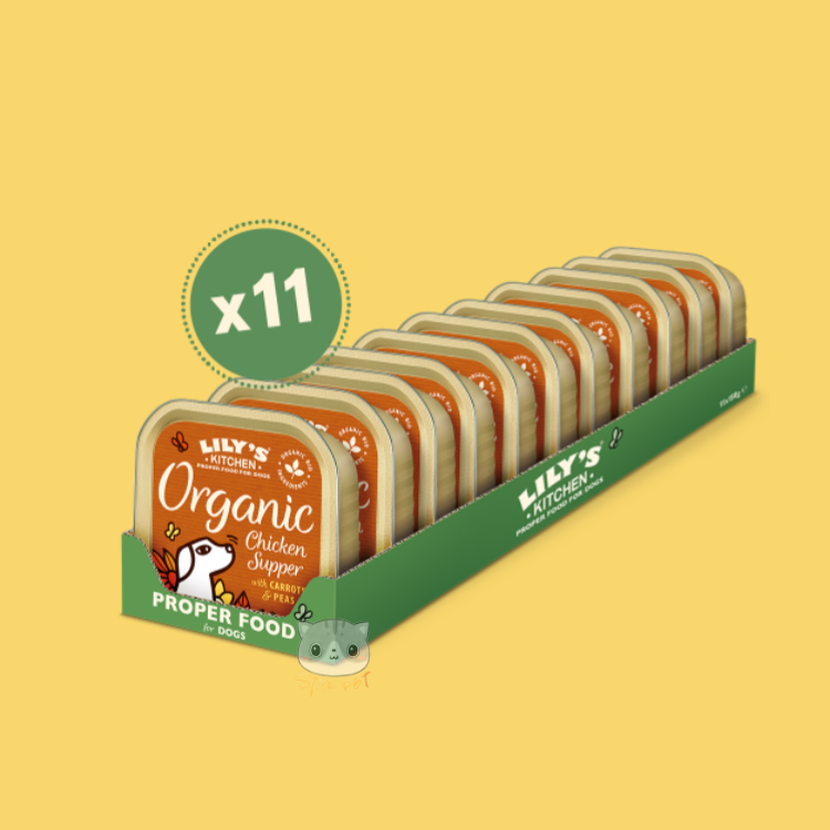 Lily's Kitchen Dog Organic Chicken Supper 150g x 11