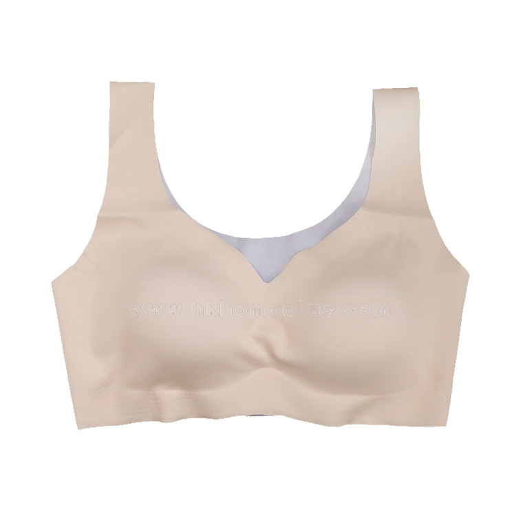 女裝莫代爾無縫棉里帶胸墊胸衣 (M-XL碼)