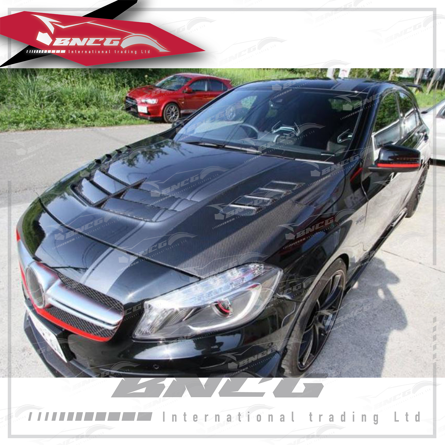 賓士 Benz A180 A200 A250 A45 AMG W176 改裝 卡夢 碳纖維 外觀件 空力套件 引擎蓋