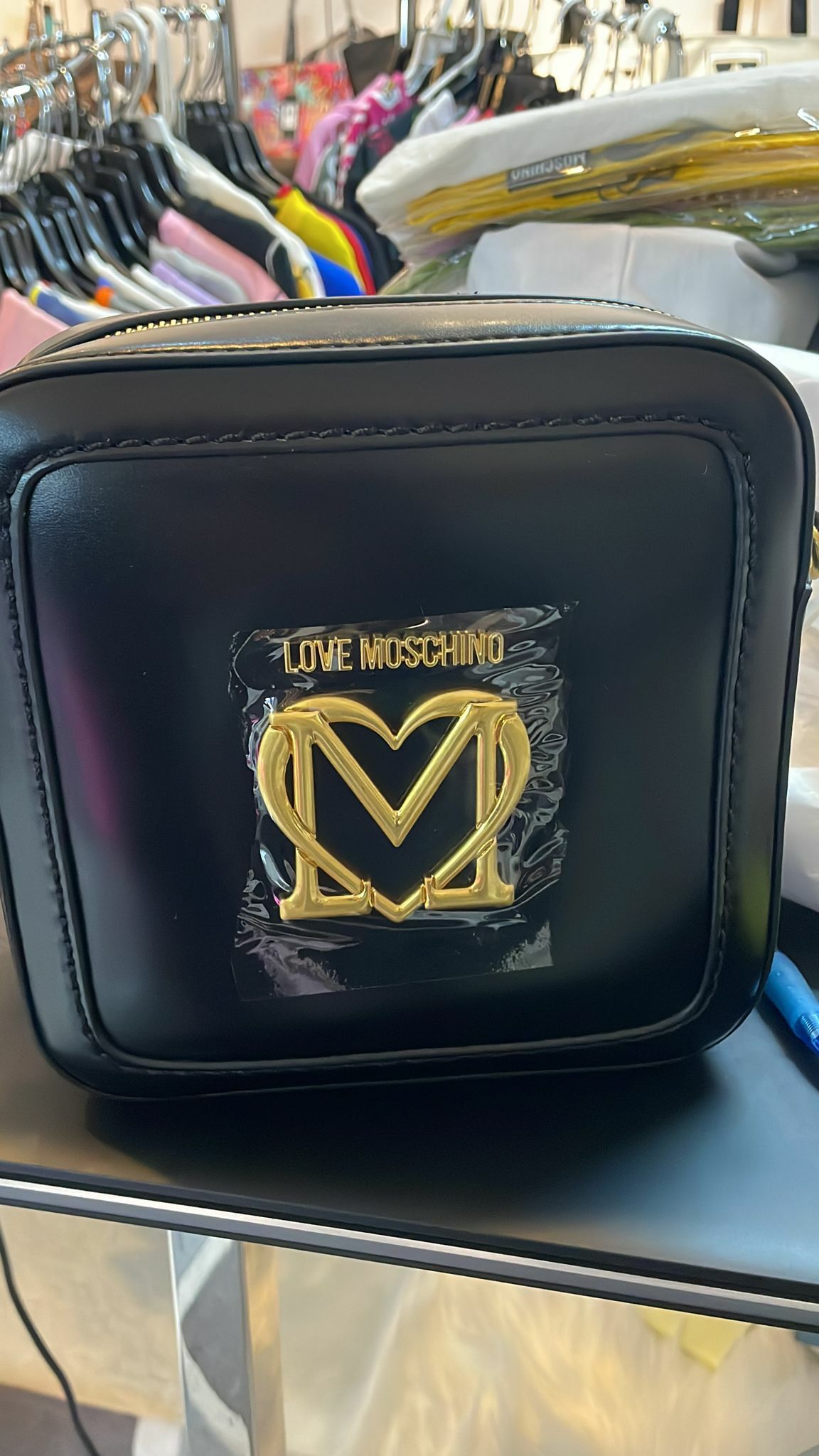 [S] LOVE MOSCHINO HANDBAG LOVE MOSCHINO, NERO JC4264PP0CKK0000, 8051578567664 FINAL SALE (SLM41)