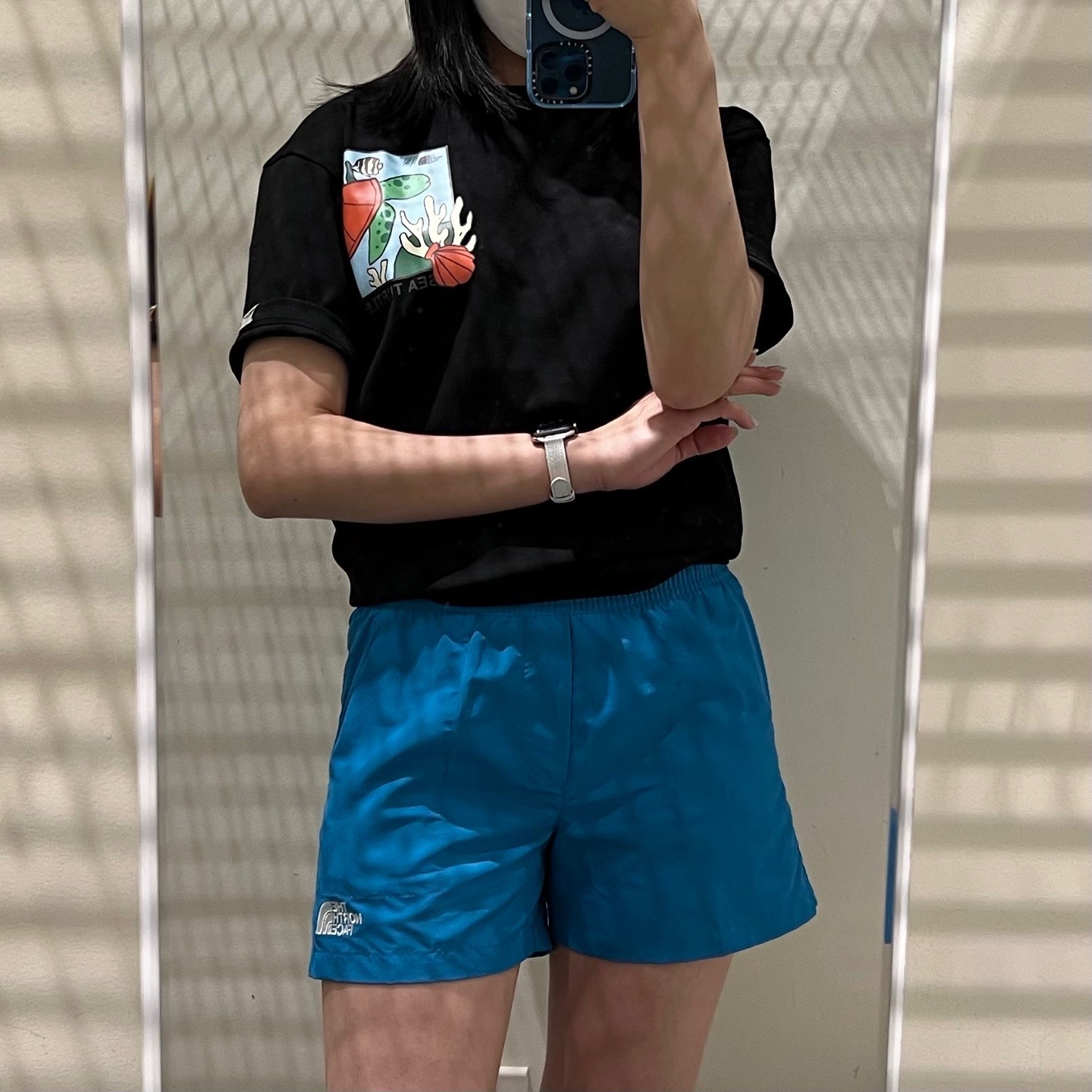 THE NORTH FACE 白標限定 ONE EARTH 可愛海龜 黑 短袖 短T NT7UN05J