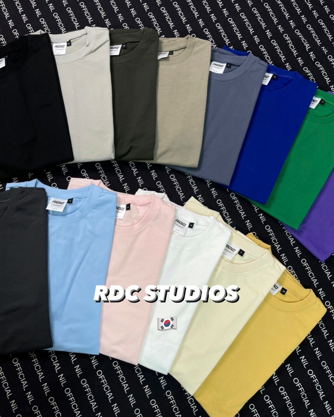 韓國製 RDC STUDIOS 寬鬆 Oversize 素面短袖 素T