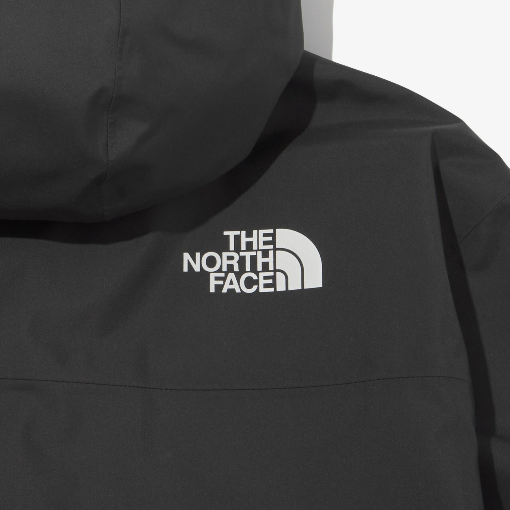 THE NORTH FACE 白標限定淺黑全天候防風連帽外套NJ2IN01K