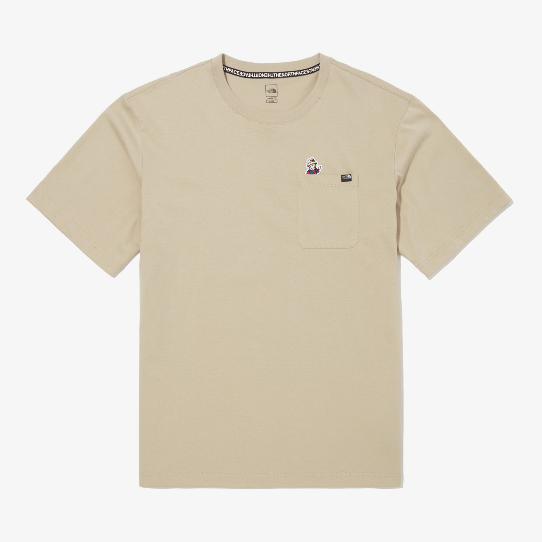 THE NORTH FACE CAMPGROUND POCKET 卡其 口袋 短袖 短T  NT7UN24B