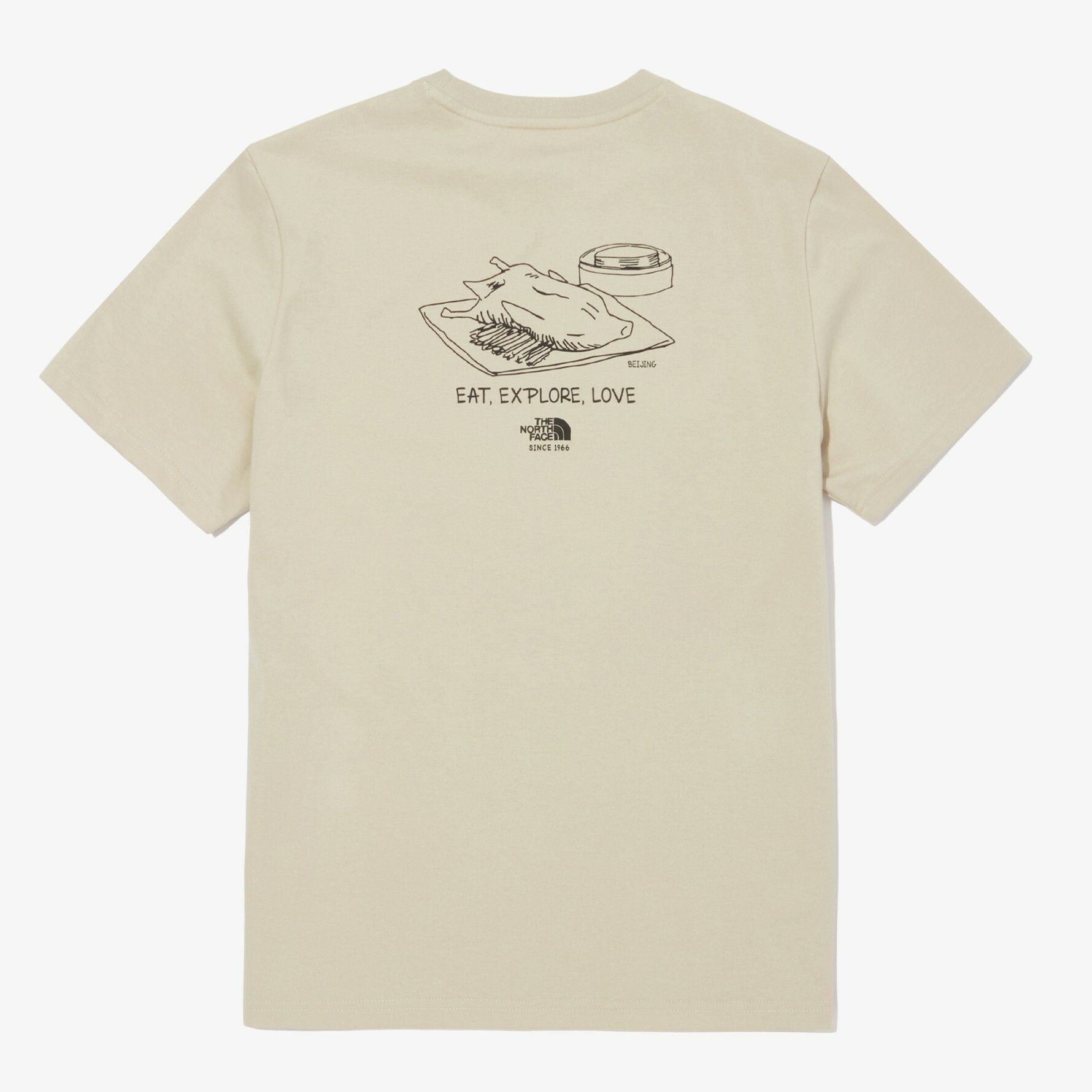 THE NORTH FACE CITY TRAVEL 短袖 卡其 城市系列 烤鴨 北京 NT7UN18C