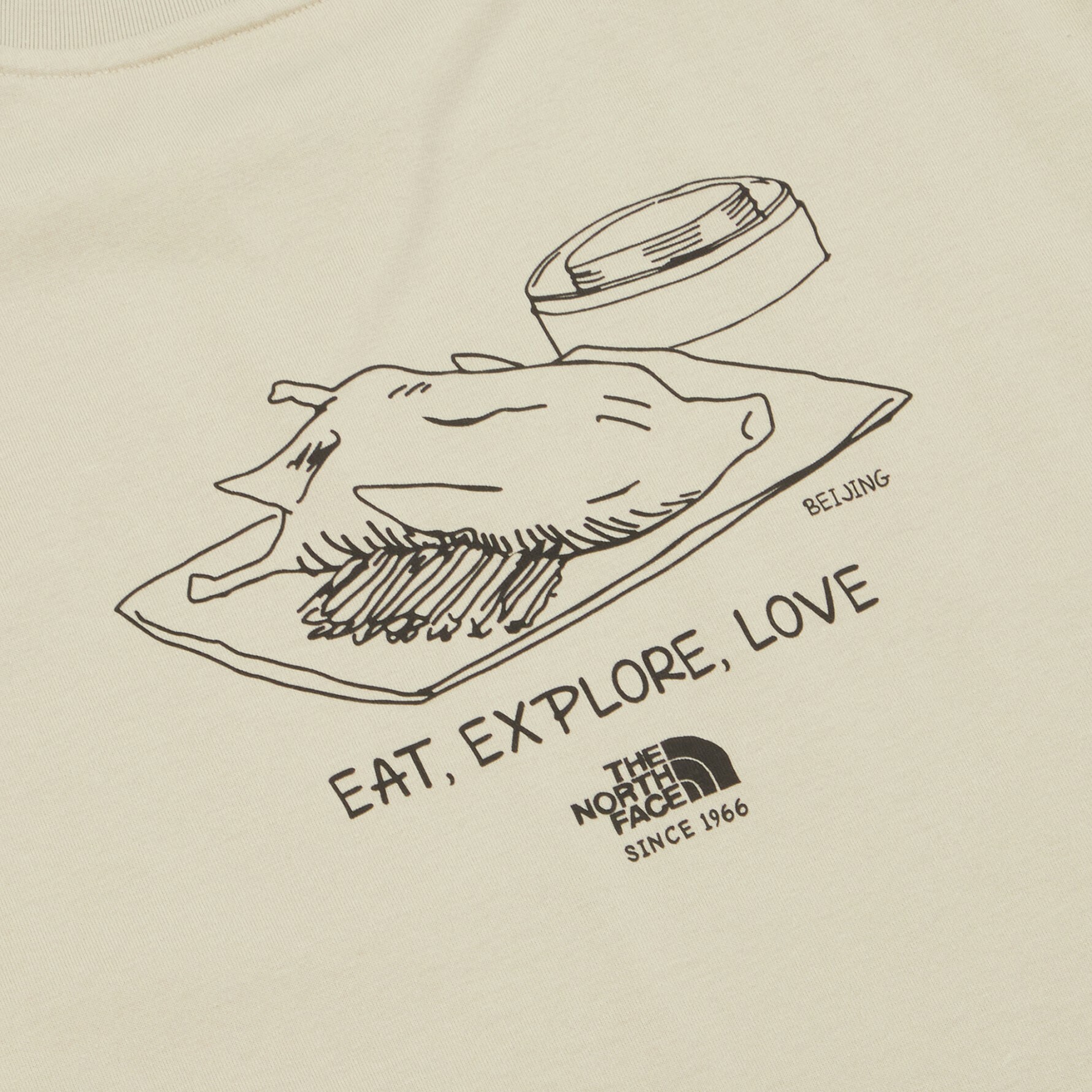 THE NORTH FACE CITY TRAVEL 短袖 卡其 城市系列 烤鴨 北京 NT7UN18C