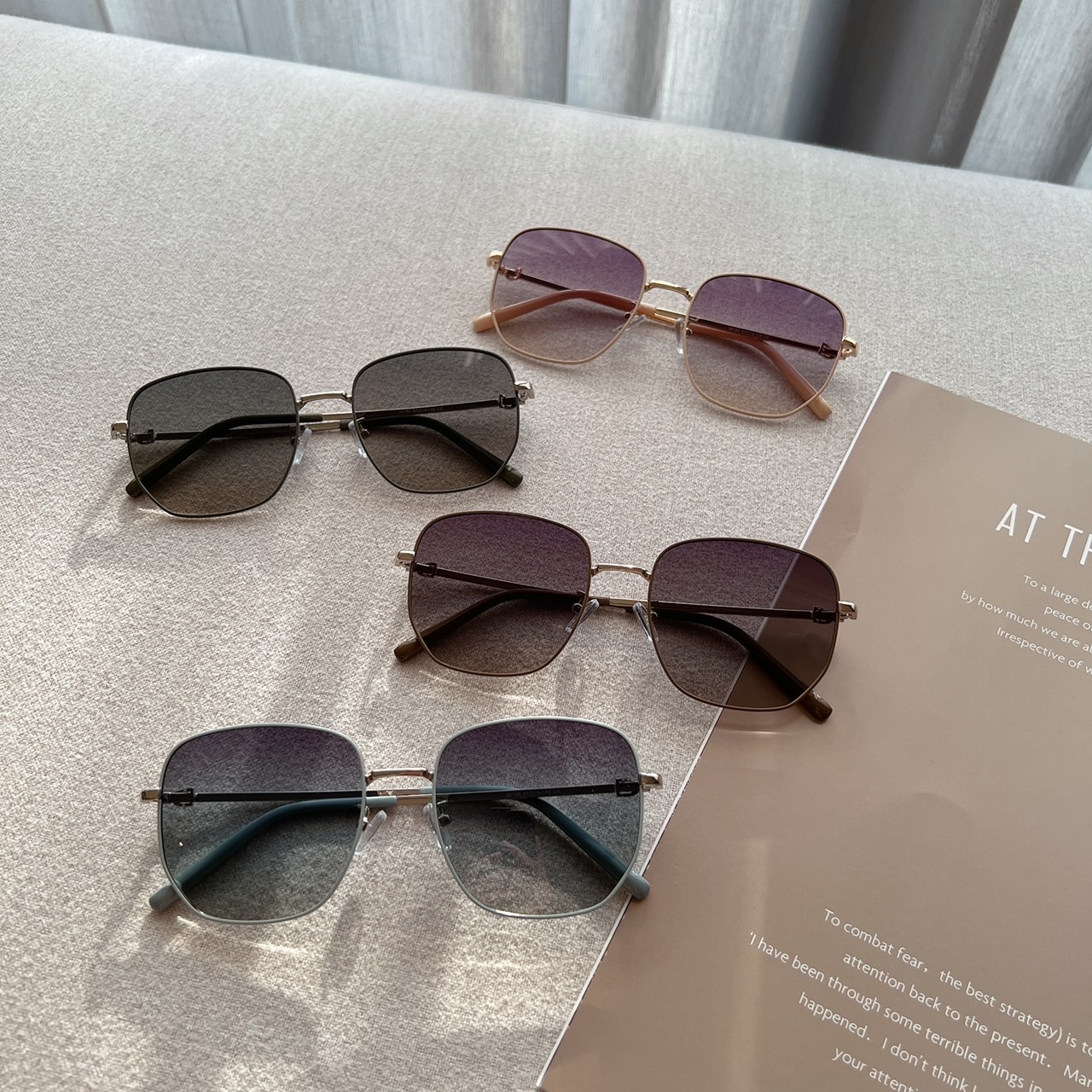 S01698186通透金屬感墨鏡/五色