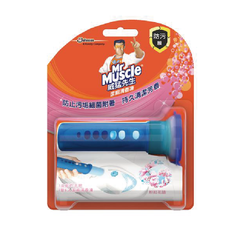 【莊臣】威猛先生潔廁清香凍-(粉紅花語)組裝38g