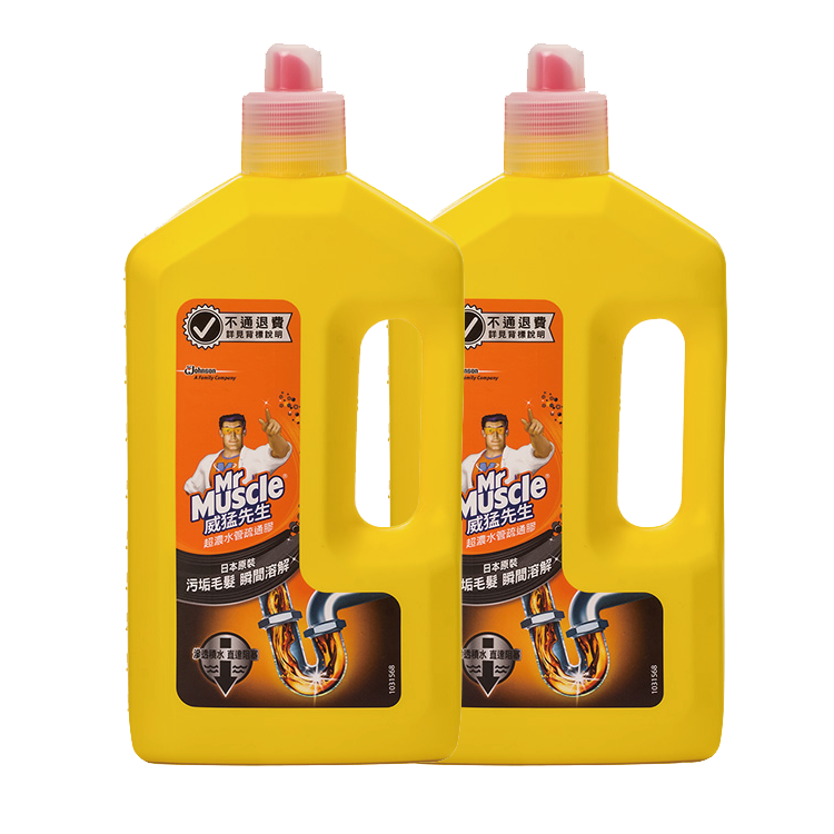 【莊臣】威猛先生通樂超濃水管疏通膠800g( 2入組裝)