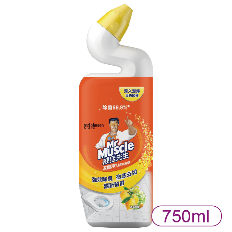 【莊臣】威猛先生浴廁清潔劑-檸檬750ml