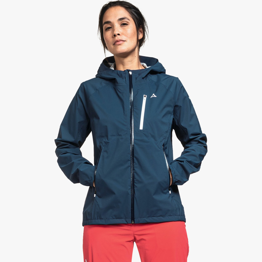 【Schoffel】女防水2.5L透氣超輕連帽外套 / 22SL20-13038-[藍]