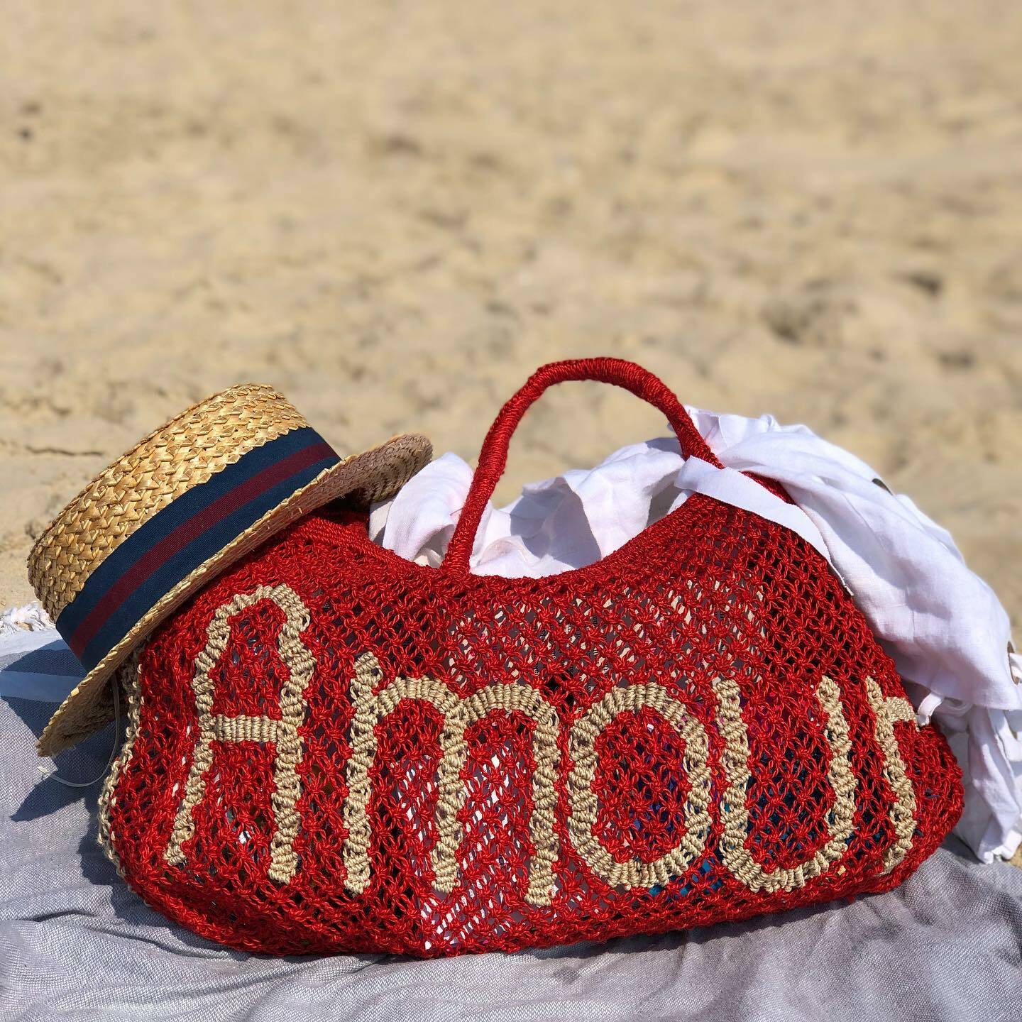 The Jacksons,手工編織包,字母包,編織包,藤編包,夏天包包,手工包