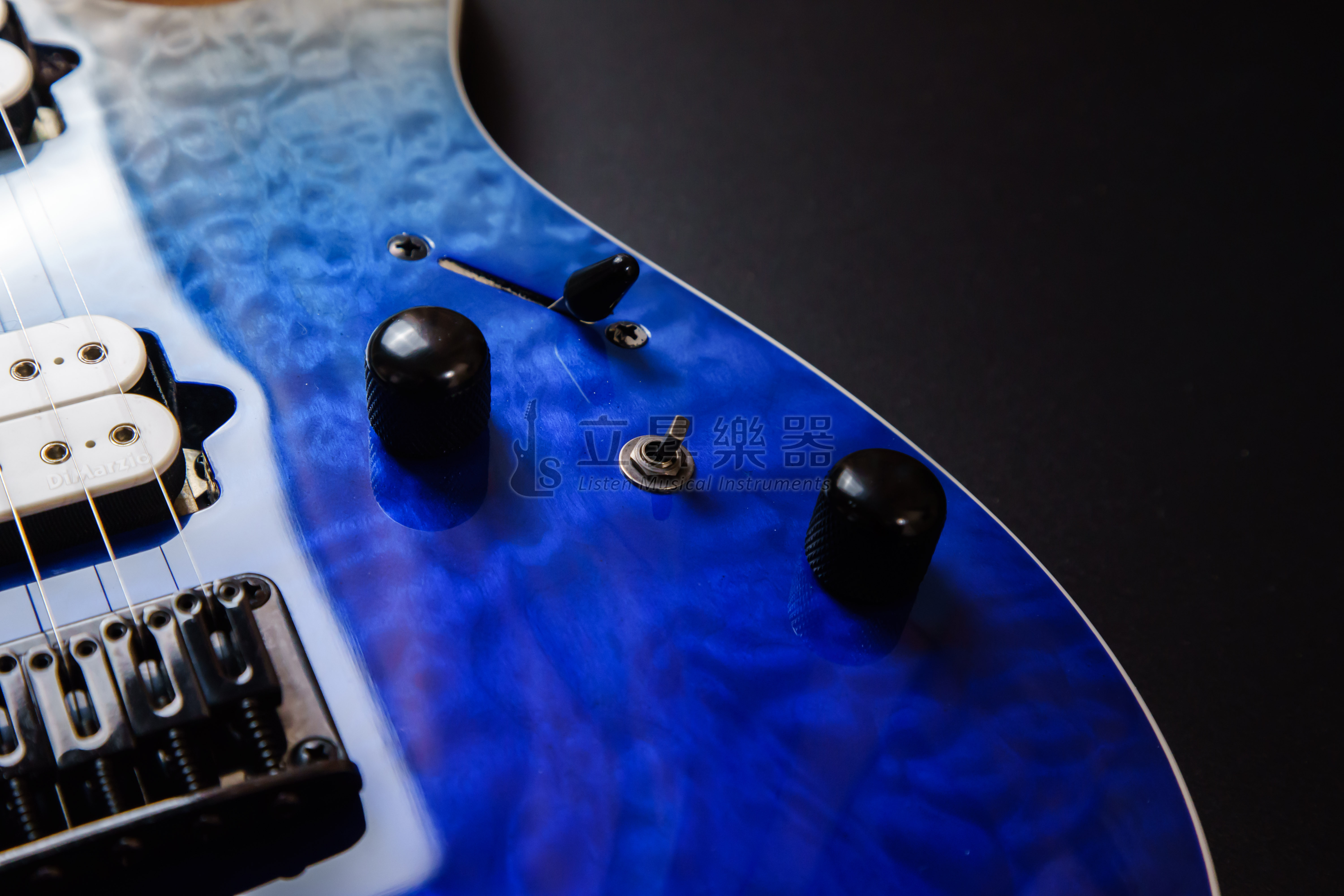 【現貨供應】Ibanez RGA42HPQM-BIG 藍色冰山漸層 雲狀楓木 烤楓木 電吉他 24格 切單 第 6 張圖片｜三峽吉他 / Bass