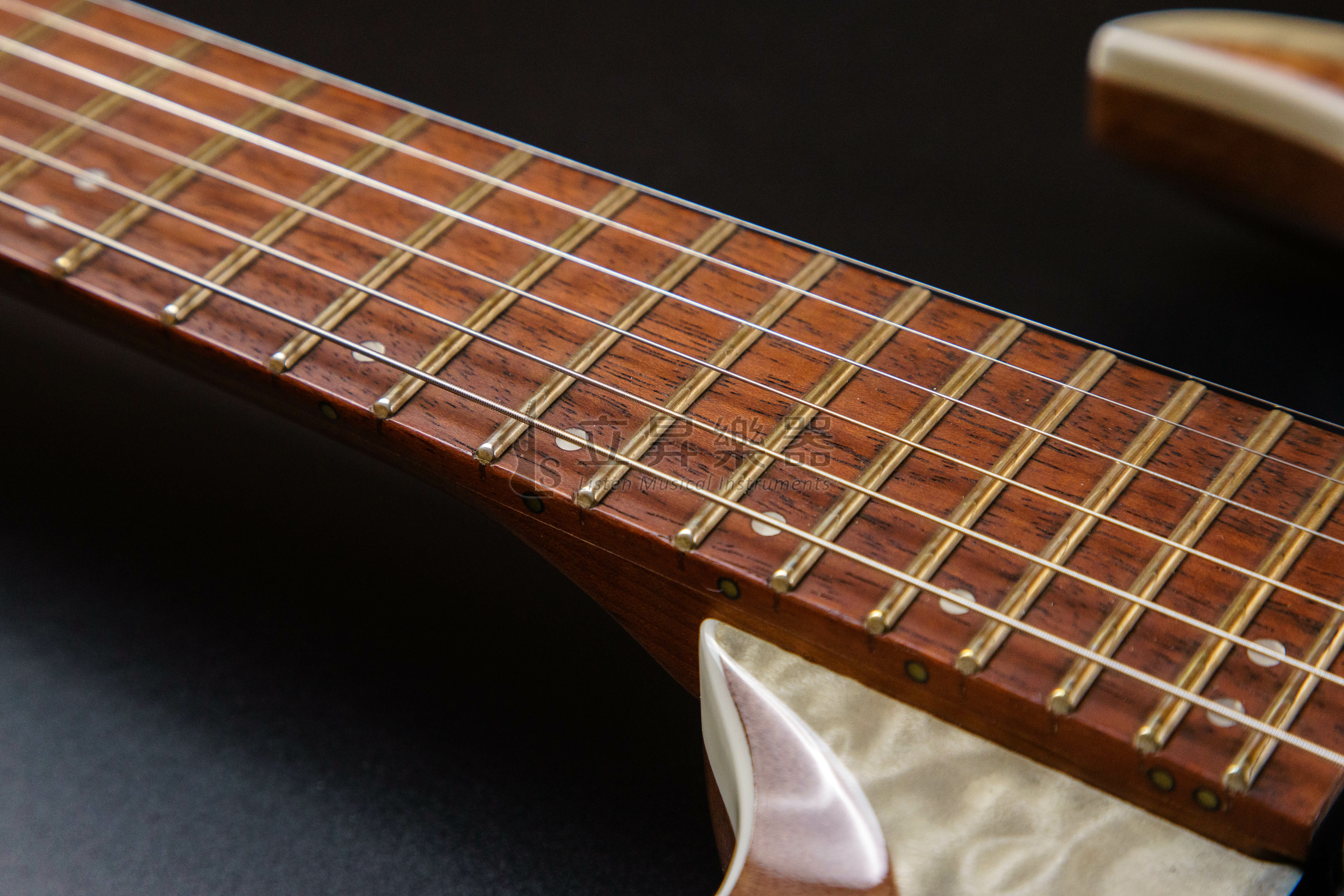 【現貨供應】Ibanez RGA42HPQM-BIG 藍色冰山漸層 雲狀楓木 烤楓木 電吉他 24格 切單 第 5 張圖片｜三峽吉他 / Bass