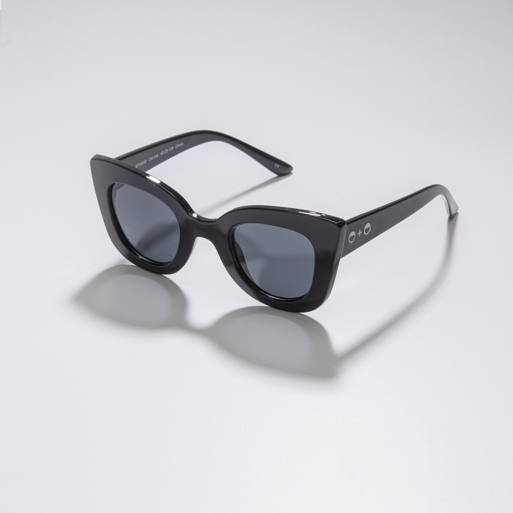 Sons + Daughters Eyewear 兒童太陽眼鏡/ CAT CAT/ 光澤黑