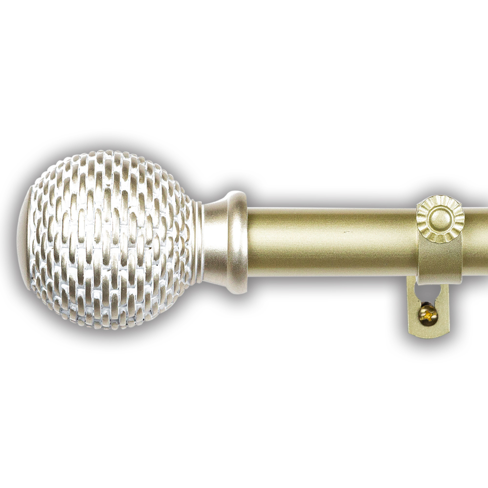 25.4mm│編織工藝│伸縮窗簾桿│4色2尺寸